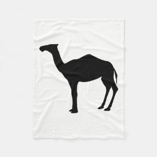 Dromedary Silhouette Fleece Blanket