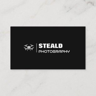 Drone Business Cards Black Color