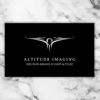 Drone Business Pilot Photography Cool Black       Card