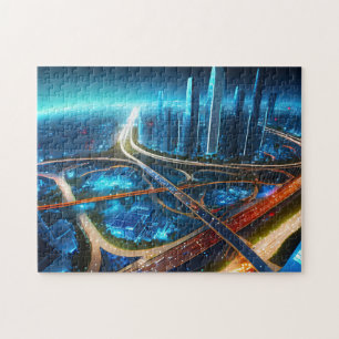 Drone City Shot 2 The Daily Jigsaw puzzle Recent