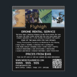 Drone Collage Banner, Drone Rental Company Flyer<br><div class="desc">Drone Collage Banner,  Drone Rental Company Advertising Flyers By The Business Card Store.</div>