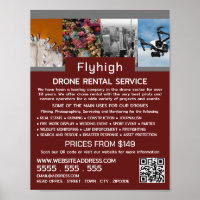 Drone Collage Banner, Drone Rental Company