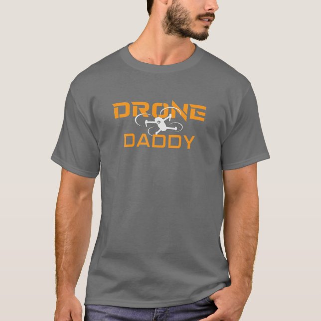 DRONE DADDY FPV Enthusiast Dad Speed Quad Father T T-Shirt (Front)