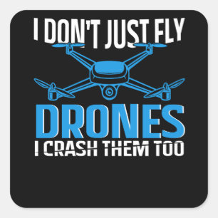 drone Design for rc pilot   drones Square Sticker