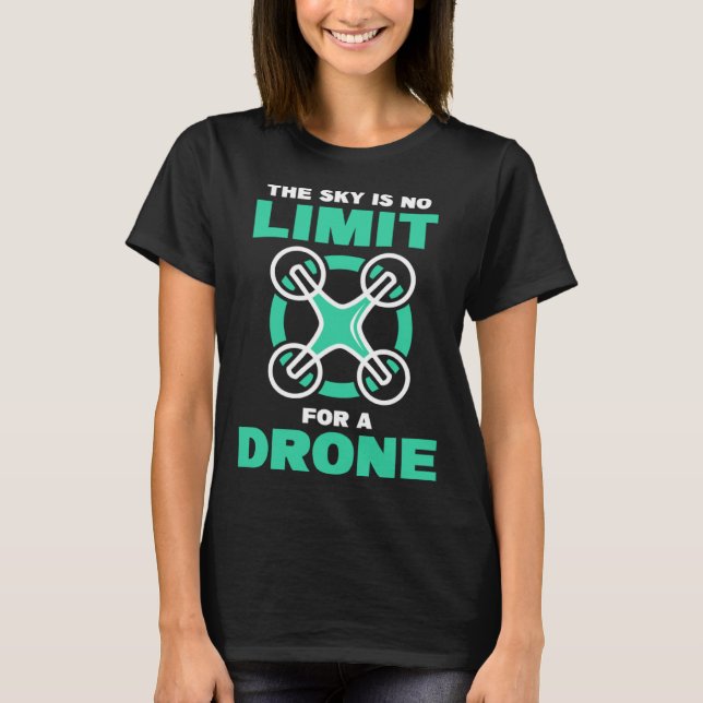 Drone Drones Quadrocopter Minidrone T-Shirt (Front)