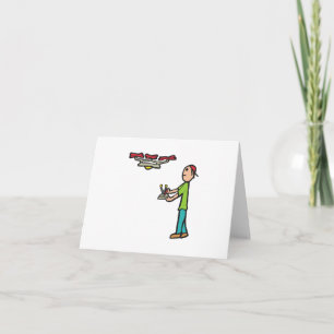 Drone Flying Card