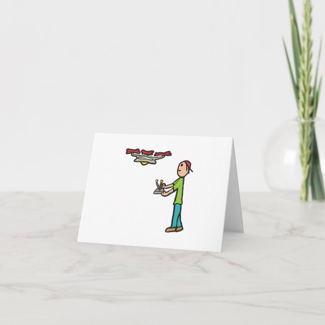 Drone Flying Card (Front)