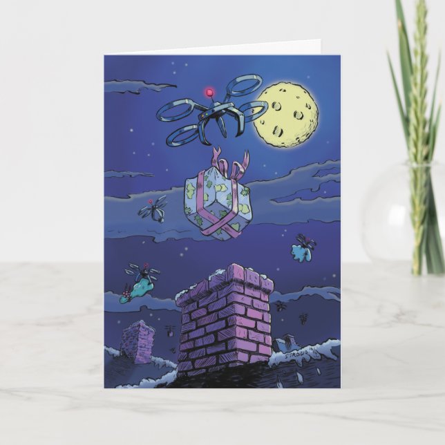 Drone Holiday Card (Front)