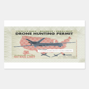 Drone Hunting Permit Stickers