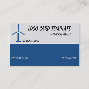 Drone Pilot Air Turbines Chart Symbol Business Card