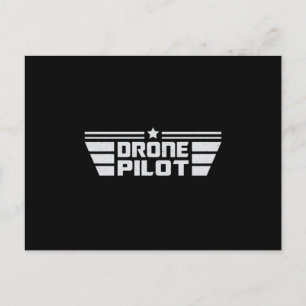 Drone Pilot Camera Quadcopter FPV Drones Gift Idea Postcard