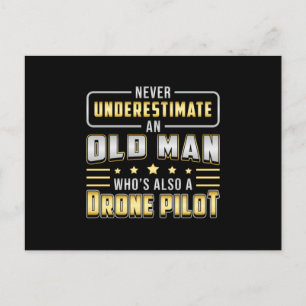 Drone Pilot Drones Quadcopter Camera FPV Gift Idea Postcard