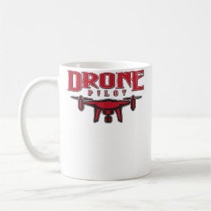 Drone Pilot Gift Men Women Kids Flying Fun Photogr Coffee Mug