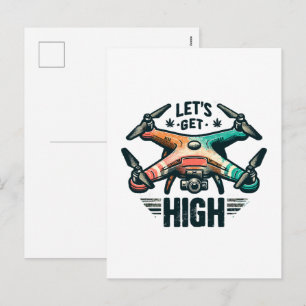 Drone Pilot Holiday Postcard