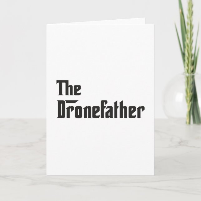 Drone Pilot Quadcopter Drones FPV Funny Gift Idea Card (Front)