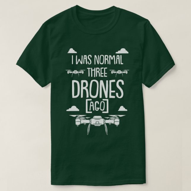 Drone Pilot Quadcopter Multicopter Operator  T-Shirt (Design Front)