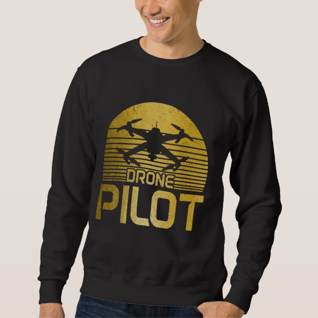 Drone Pilot Quadcopter Operator RC Sweatshirt (Front)