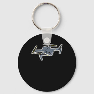 Drone Pilot Quadcopter Pilot Flying Drones Key Ring