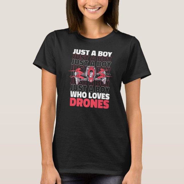 Drone Pilot Quadcopter UAV   T-Shirt (Front)