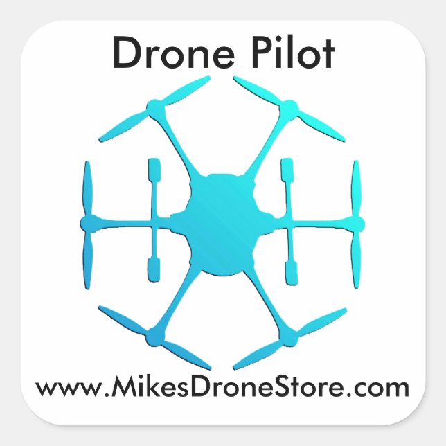 Drone Pilot Stickers (Front)