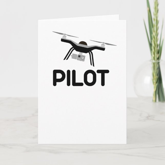 Drone Pilot UAS UAV Unmanned Aerial Vehicle Card (Front)