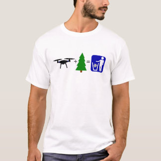 Drone Plus Tree Light T-Shirt