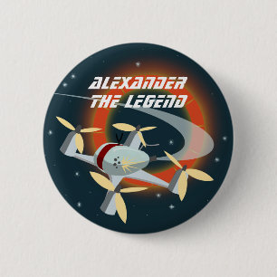 Drone Racing 6 Cm Round Badge