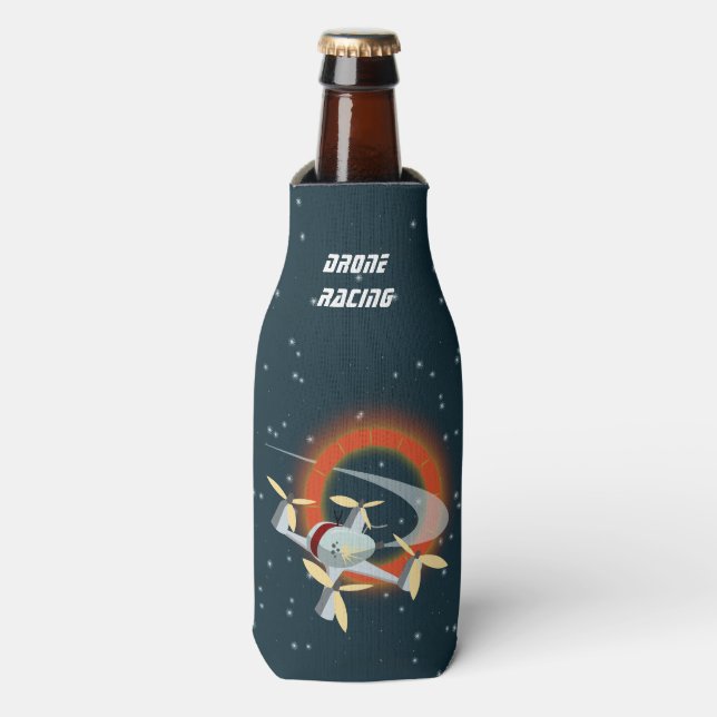 Drone Racing Bottle Cooler (Bottle Front)