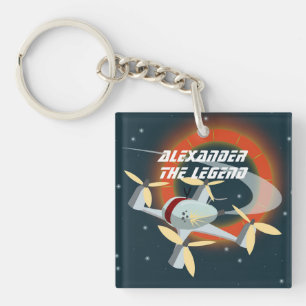Drone Racing Key Ring