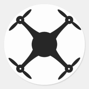 Drone Sticker (round)