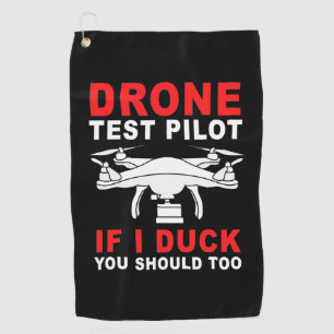 Drone Test Pilot Golf Towel