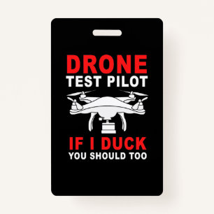 Drone Test Pilot ID Badge