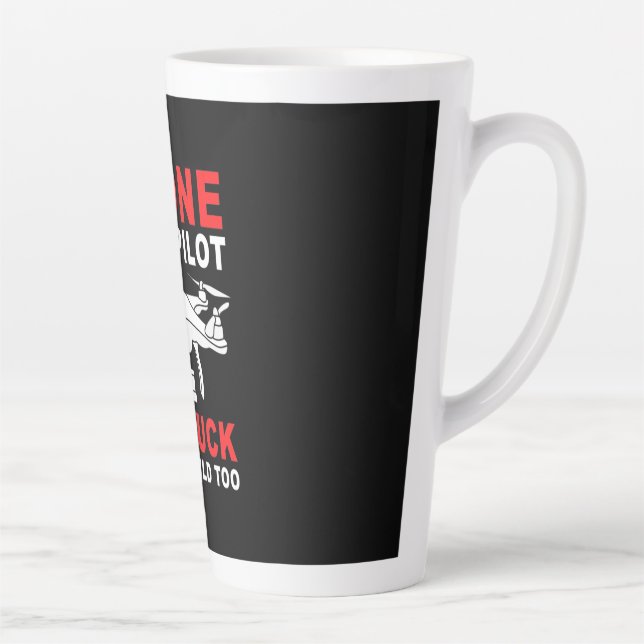 Drone Test Pilot Latte Mug (Right)