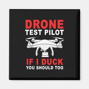 Drone Test Pilot Magnet