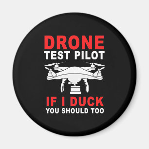 Drone Test Pilot Magnet