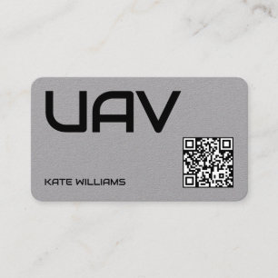 Drone UAV Custom QR Business Card