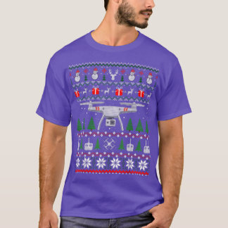Drone Ugly Christmas SweaterFunny Quadcopter T-Shirt