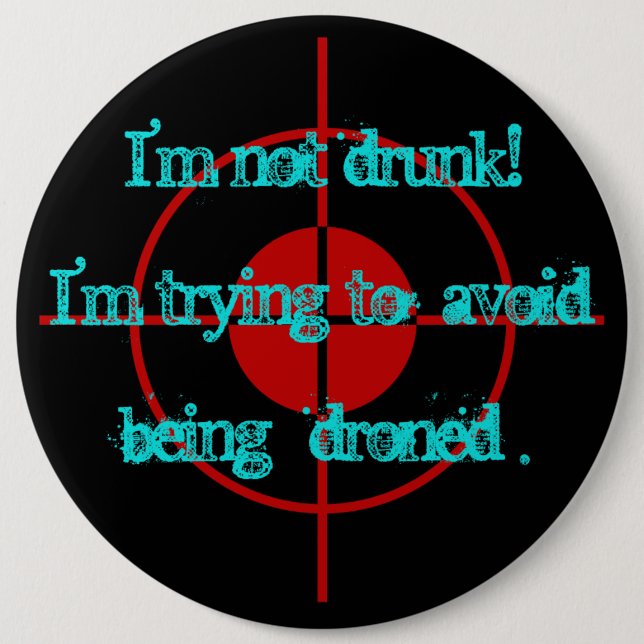 drones 6 cm round badge (Front)