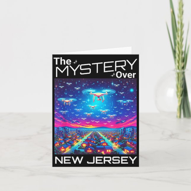 Drones New Jersey The Mystery Over New Jersey Funn Card (Front)