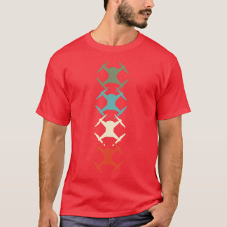 Drones Quadcopter Vintage T-Shirt