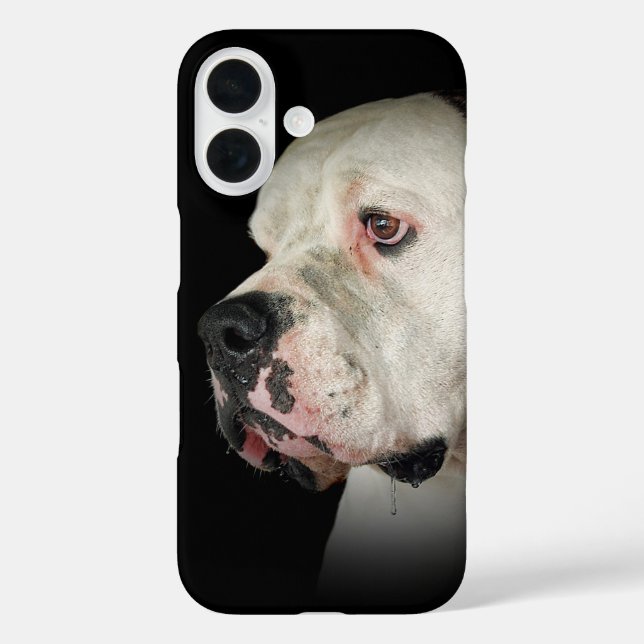 drooling American Bulldog Case-Mate iPhone Case (Back)