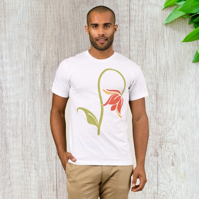 Drooping Flower Mens T-Shirt (Creator Uploaded)