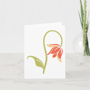 Drooping Flower Note Cards