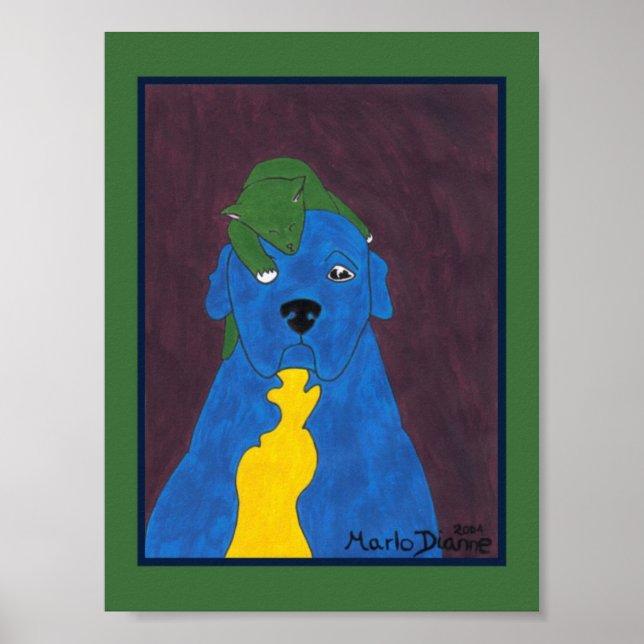 'Droopy' by Marlo Dianne Poster (Front)