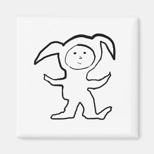 Droopy Ears by Cussdum Designs Magnet