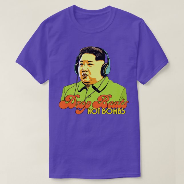 Drop Beats Not Bombs 1 T-Shirt (Design Front)