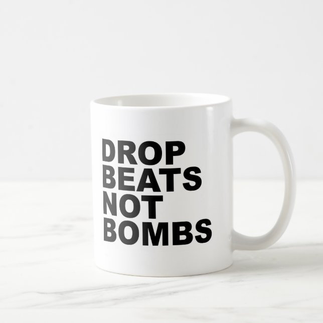 Drop Beats Not Bombs 4 Coffee Mug (Right)