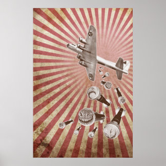 Drop Beats Vintage Print