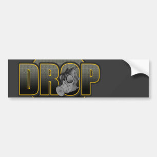 DROP DnB Drumnbass dubstep Jungle Hardstyle DJ Bumper Sticker