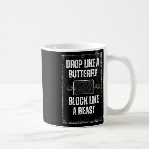 Drop Like A Butterfly Block Like A Beast Funny Coffee Mug